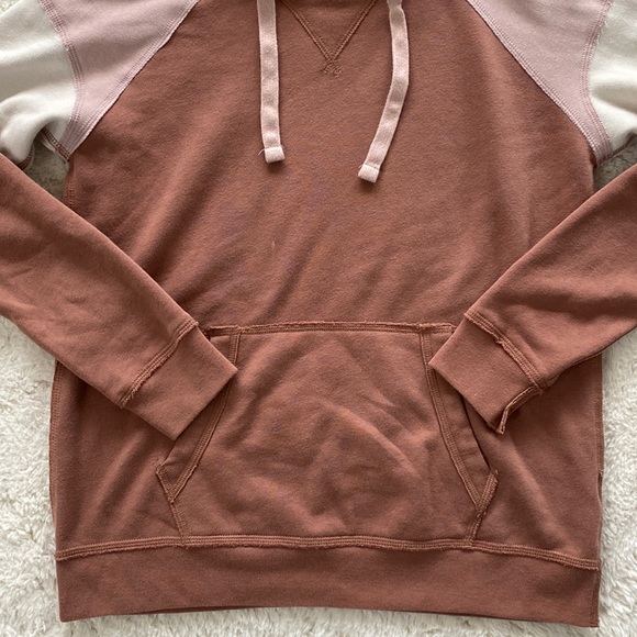 ❤️ Abercrombie and Fitch Color Block Fleece Hoodie Size XS - Picture 2 of 7